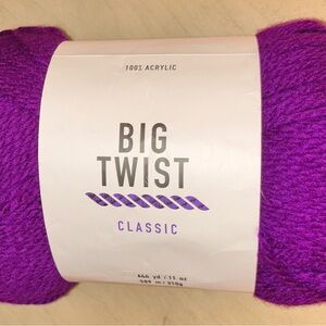 Big Twist Classic Purple Yarn